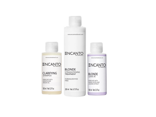 ULTIMATE BLONDE STRAIGHTENING TREATMENT KIT