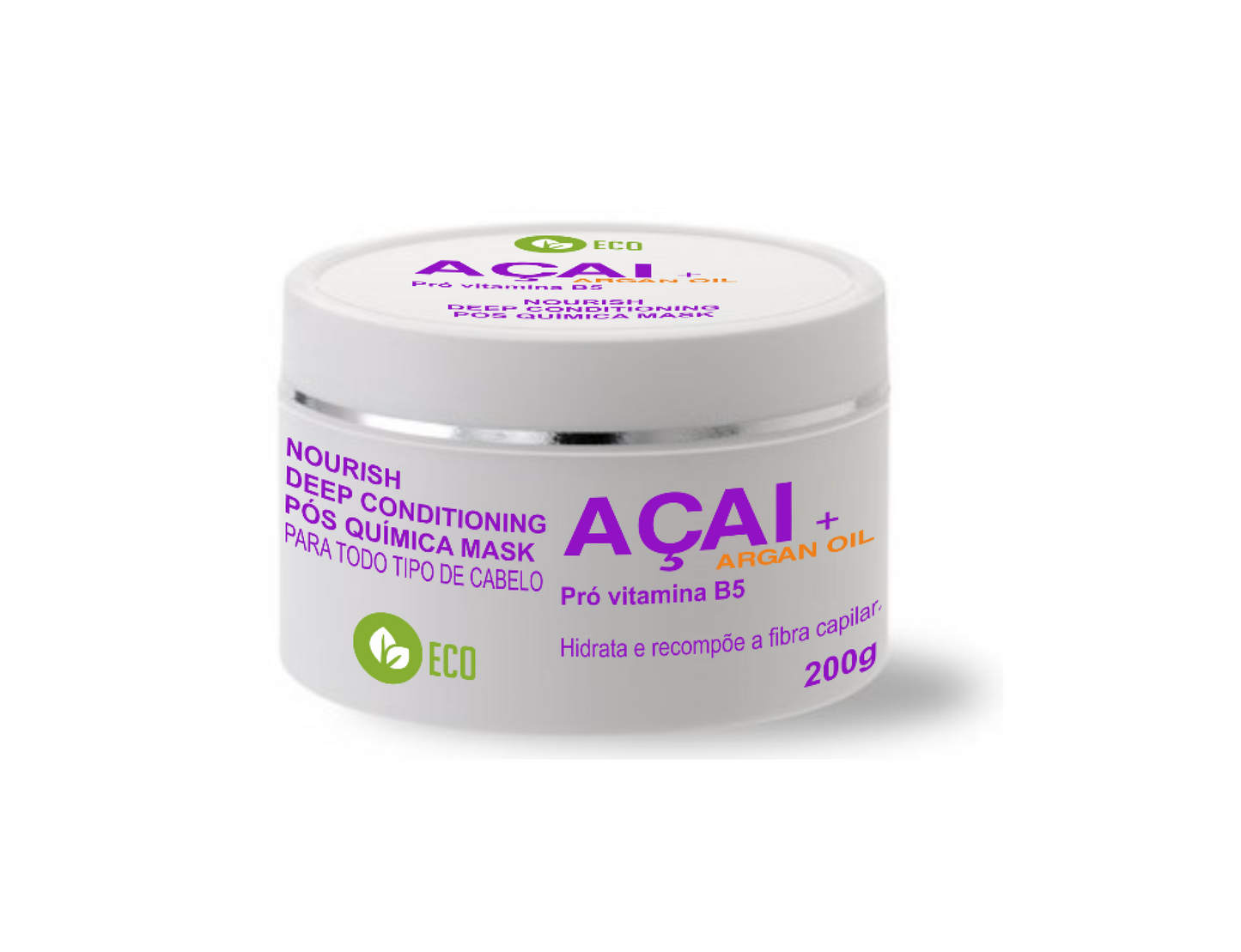 Nourish Deep Mask Açaí - Argan Oil - Pro Vitamin B5